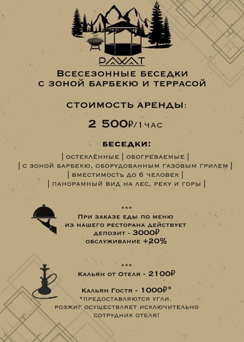беседки барбекю